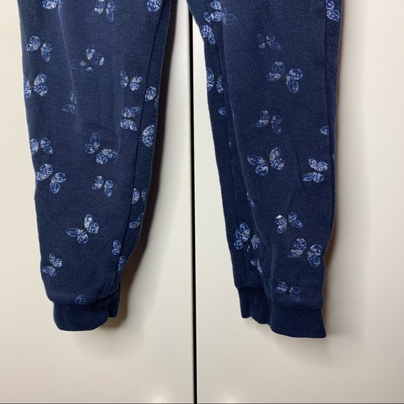 Toddler Girl’s Glitter Butterfly Joggers - Picture 2 of 10